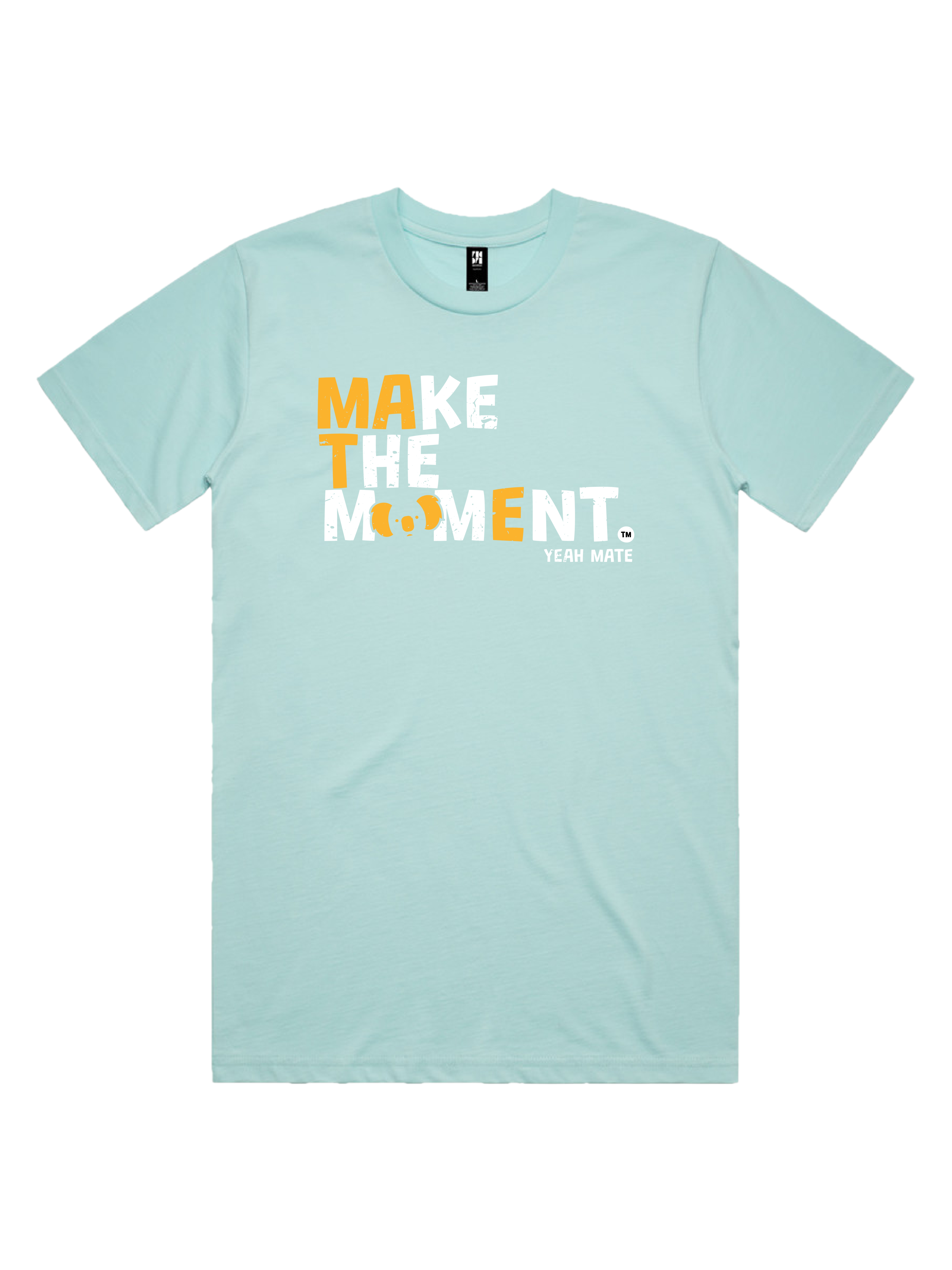 Premium Cotton Graphic T-shirt - Men's Fit - MAKE THE MOMENT™ - Lagoon - Yeah Mate Freestyle™ Clothing 2