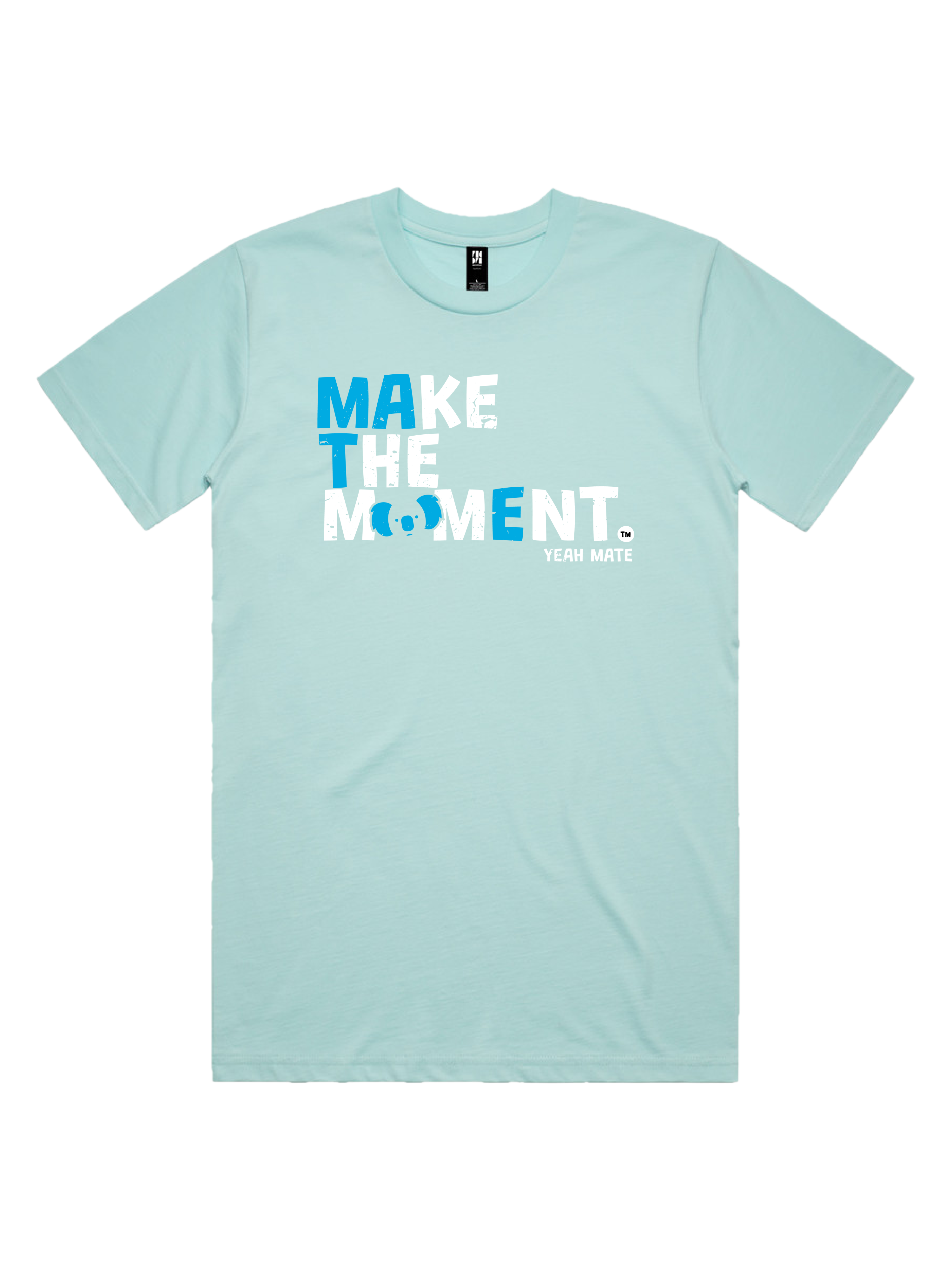 Premium Cotton Graphic T-shirt - Men's Fit - MAKE THE MOMENT™ - Lagoon - Yeah Mate Freestyle™ Clothing 3