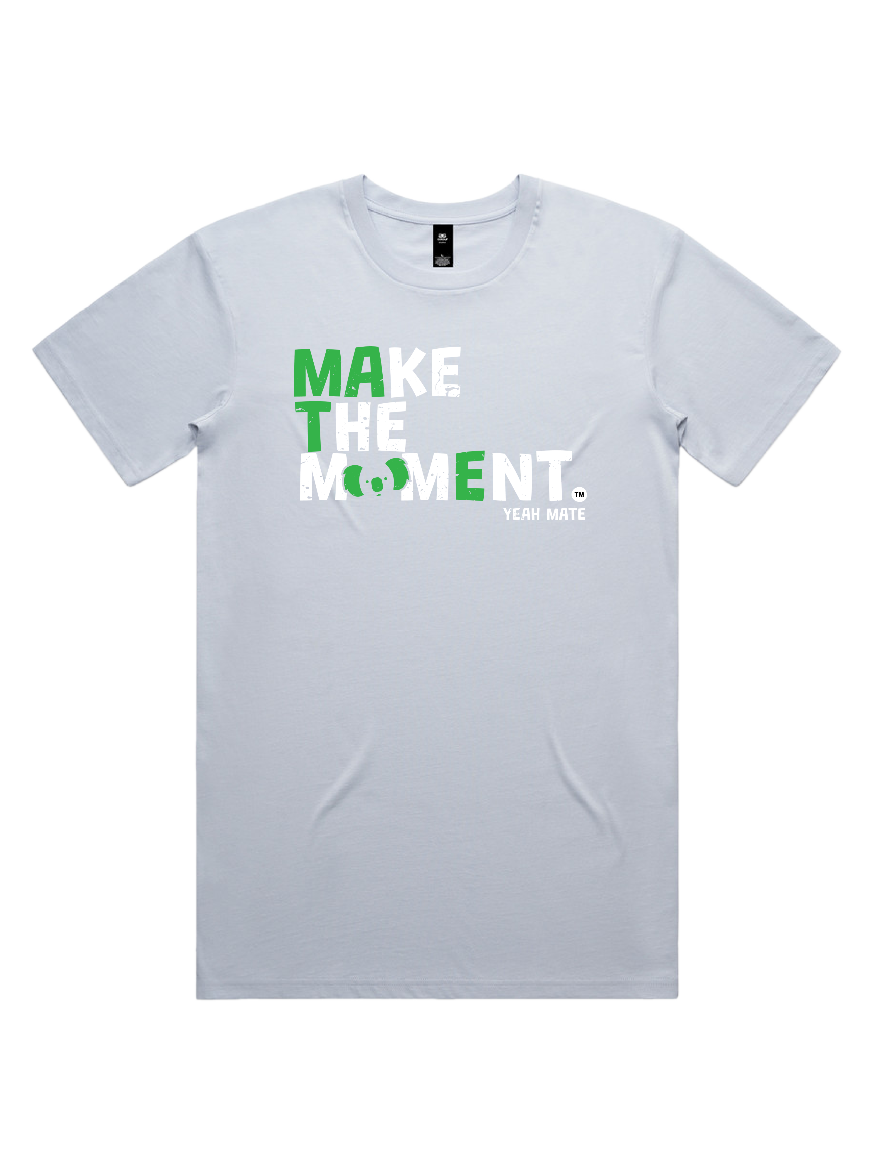 Premium Cotton Graphic T-shirt - Men's Fit - MAKE THE MOMENT™ - Powder - Yeah Mate Freestyle™ Clothing 1