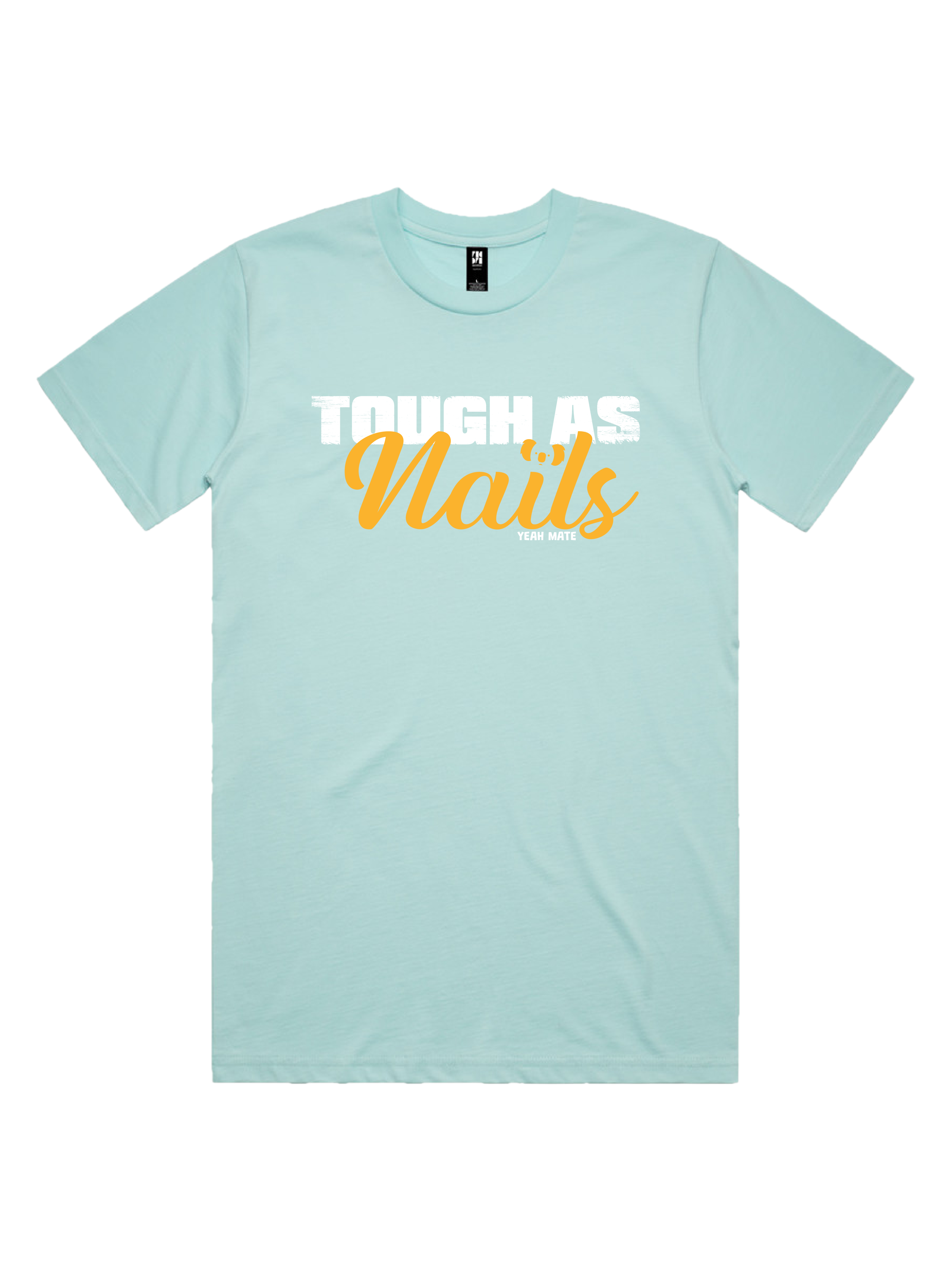 Premium Cotton Graphic T-shirt - Men's Fit - Tough As Nails™  - Lagoon - Yeah Mate Freestyle™ Clothing 2