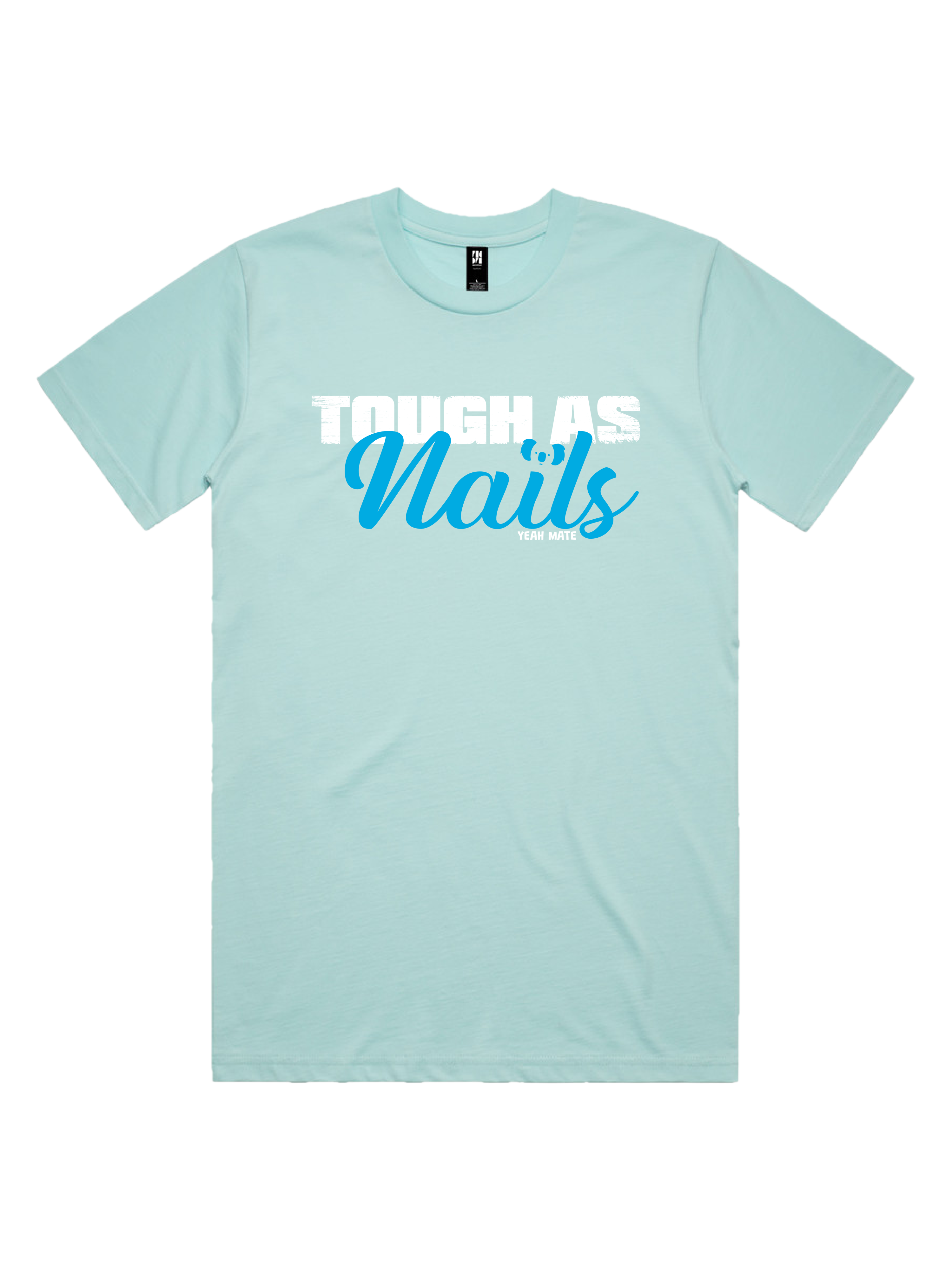 Premium Cotton Graphic T-shirt - Men's Fit - Tough As Nails™  - Lagoon - Yeah Mate Freestyle™ Clothing 3