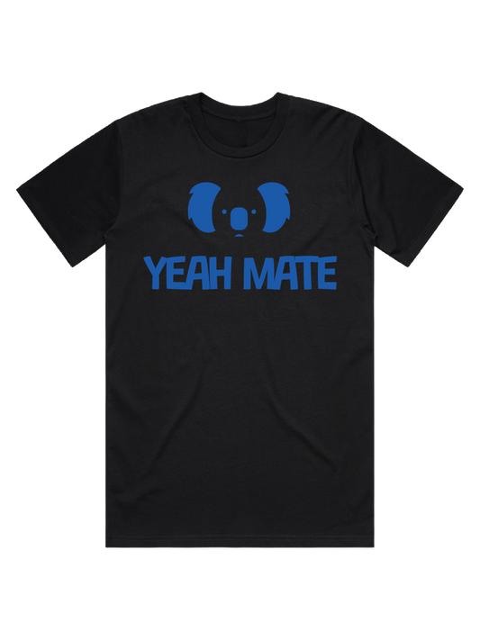 Yeah Mate Stacked Logo Mens Tshirt